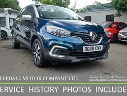 Blue/silver Used 2018 Renault Captur Play SUV | £7,490 (Fair price)