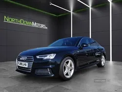 Black Used 2018 Audi A4 S-Line Sedan | £11,995 (Fair price)