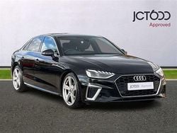Black Used 2021 Audi A4 S-Line Sedan | £19,525 (Good price)