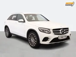 White Used 2018 Mercedes GLC250 AMG line | £18,695 (Good price)