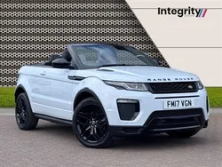 White Used 2017 Land Rover Range Rover evoque HSE Dynamic Cabriolet | £15,795 (Fair price)