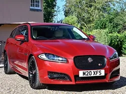 Italian racing red pearl Used 2014 Jaguar XF Sportbrake Portfolio Estate | £15,995 (Expensive)