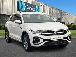 Pure white Used 2024 VW T-Roc R-line SUV | £28,495 (A bit pricey)
