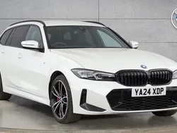 White Used 2024 BMW 330e M Sport Estate | £36,995 (Good price)