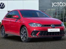 Red Used 2023 VW Polo R-line Hatchback | £17,259 (Fair price)