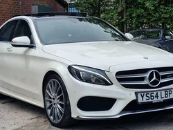 White Used 2014 Mercedes C220 AMG Line Premium Sedan | £10,270 (Expensive)