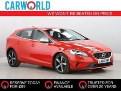 Red Used 2016 Volvo V40 R-Design Estate | £8,709 (Fair price)