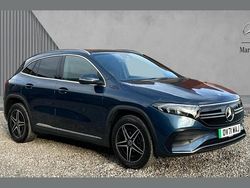 Blue Used 2021 Mercedes EQA350 AMG line SUV | £23,390 (Fair price)