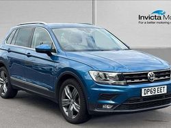 Caribbean blue metallic Used 2019 VW Tiguan Match SUV | £17,650 (Fair price)
