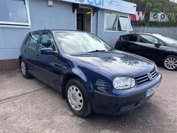 Blue Used 2002 VW Golf IV Edition Hatchback | £989 (Good price)