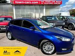 Blue Used 2017 Ford Focus Zetec Hatchback | £9,499 (Fair price)