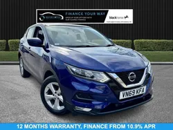 Blue Used 2019 Nissan Qashqai Acenta Premium SUV | £12,395 (Good price)