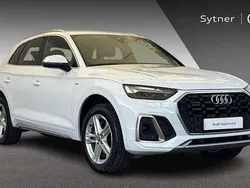 White Used 2021 Audi Q5 S-Line SUV | £30,000 (Fair price)