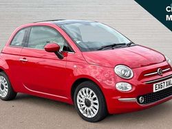 Red Used 2018 Fiat 500 Lounge Hatchback | £7,408 (Fair price)