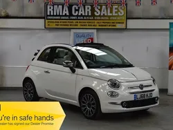 White Used 2018 Fiat 500 Collezione Cabriolet | £8,995 (A bit pricey)
