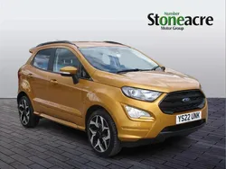 Yellow Used 2022 Ford Ecosport ST-Line SUV | £15,490 (A bit pricey)