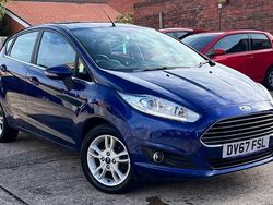 Blue Used 2017 Ford Fiesta Zetec Hatchback | £8,495 (Fair price)