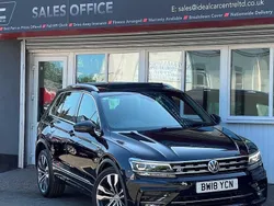 Black Used 2018 VW Tiguan R-line SUV | £17,795 (Fair price)