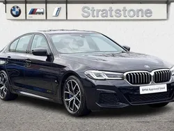 Black Used 2022 BMW 530 M Sport | £32,450 (Fair price)