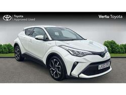 White Used 2022 Toyota C-HR Design SUV | £19,241 (Fair price)