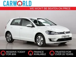 White Used 2020 VW e-Golf Hatchback | £11,402 (Fair price)