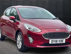 Red Used 2018 Ford Fiesta Zetec Hatchback | £8,691 (Fair price)