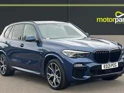 Blue Used 2021 BMW X5 M Sport SUV | £32,000 (Good price)