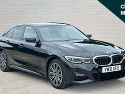 Black Used 2021 BMW 330e M Sport Sedan | £20,049 (Fair price)