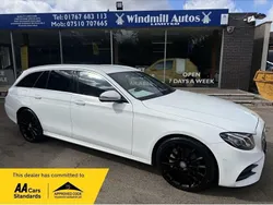 White Used 2017 Mercedes E220 AMG line Estate | £17,950 (Good price)