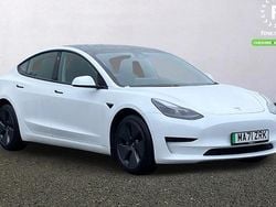 White Used 2021 Tesla Model 3 Standard Range Sedan | £18,799 (Fair price)