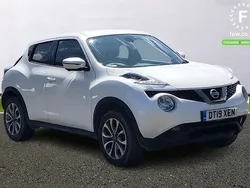 White Used 2018 Nissan Juke Tekna SUV | £9,199 (Fair price)