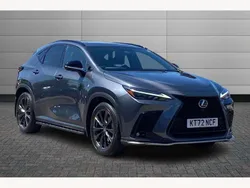 Sonic grey Used 2022 Lexus NX450h+ Sport Line SUV | £40,495 (A bit pricey)