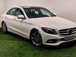 White Used 2015 Mercedes C220 Premium Plus Sedan | £4,990