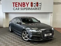 Grey Used 2015 Audi A6 S-Line Sedan | £9,695 (Fair price)