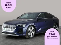 Blue Used 2021 Audi e-tron S-Line SUV | £23,031 (Fair price)