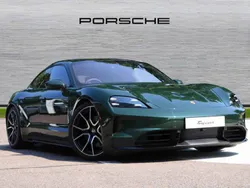 Oak green metallic neo New 2024 Porsche Taycan 4S Sedan | £89,900 (Fair price)