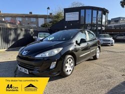 Black Used 2008 Peugeot 308 S Hatchback | £2,350 (Fair price)