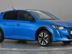 Blue Used 2021 Peugeot e-208 Premium Hatchback | £13,549 (Fair price)