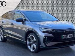 Grey Used 2025 Audi Q4 e-tron Black Edition SUV | £35,712 (Super price)