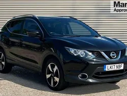 Black Used 2017 Nissan Qashqai N-Vision SUV | £10,511 (Fair price)