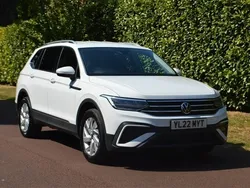 Pure white Used 2022 VW Tiguan Allspace S SUV | £26,575 (Good price)
