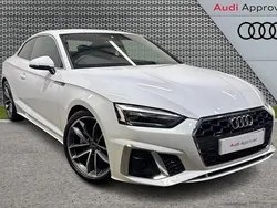 White Used 2024 Audi A5 S-Line Coupe | £31,300 (Fair price)