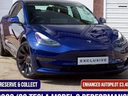 Blue Used 2023 Tesla Model 3 Performance Sedan | £32,750