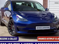 Blue Used 2023 Tesla Model 3 Performance Sedan | £32,750