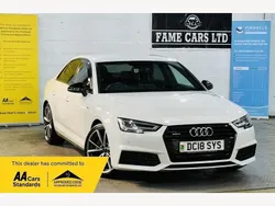 White Used 2018 Audi A4 Black Edition Sedan | £10,000 (A bit pricey)