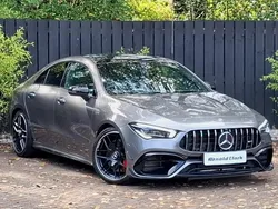 Grey Used 2021 Mercedes CLA45 AMG Coupe | £41,498 (Good price)