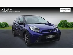 Blue Used 2022 Toyota Aygo Hatchback | £11,396 (Fair price)