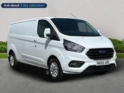 White Used 2022 Ford Transit Custom Limited Van | £16,299 (Fair price)