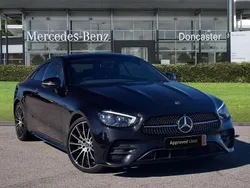 Black Used 2023 Mercedes E220 AMG line Coupe | £38,990