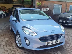 Blue Used 2021 Ford Fiesta Titanium Hatchback | £7,995